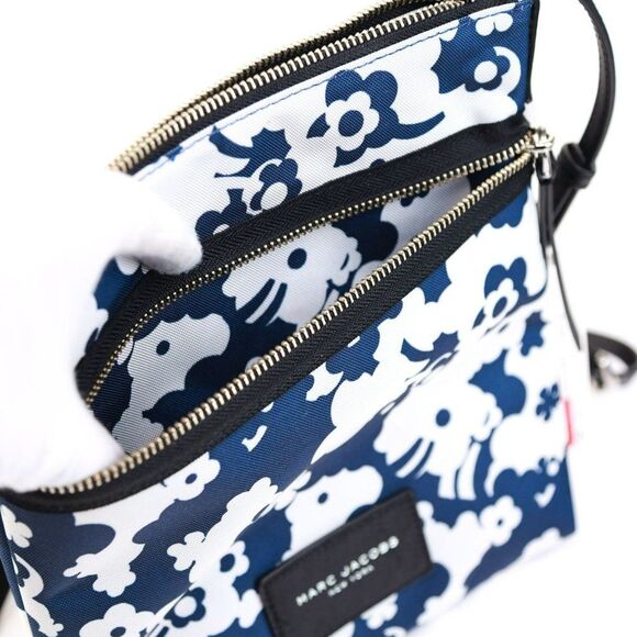 NWT Marc Jacobs Biker Blue Moon Print Cross Body Bag in Blue $175+ - Picture 10 of 12